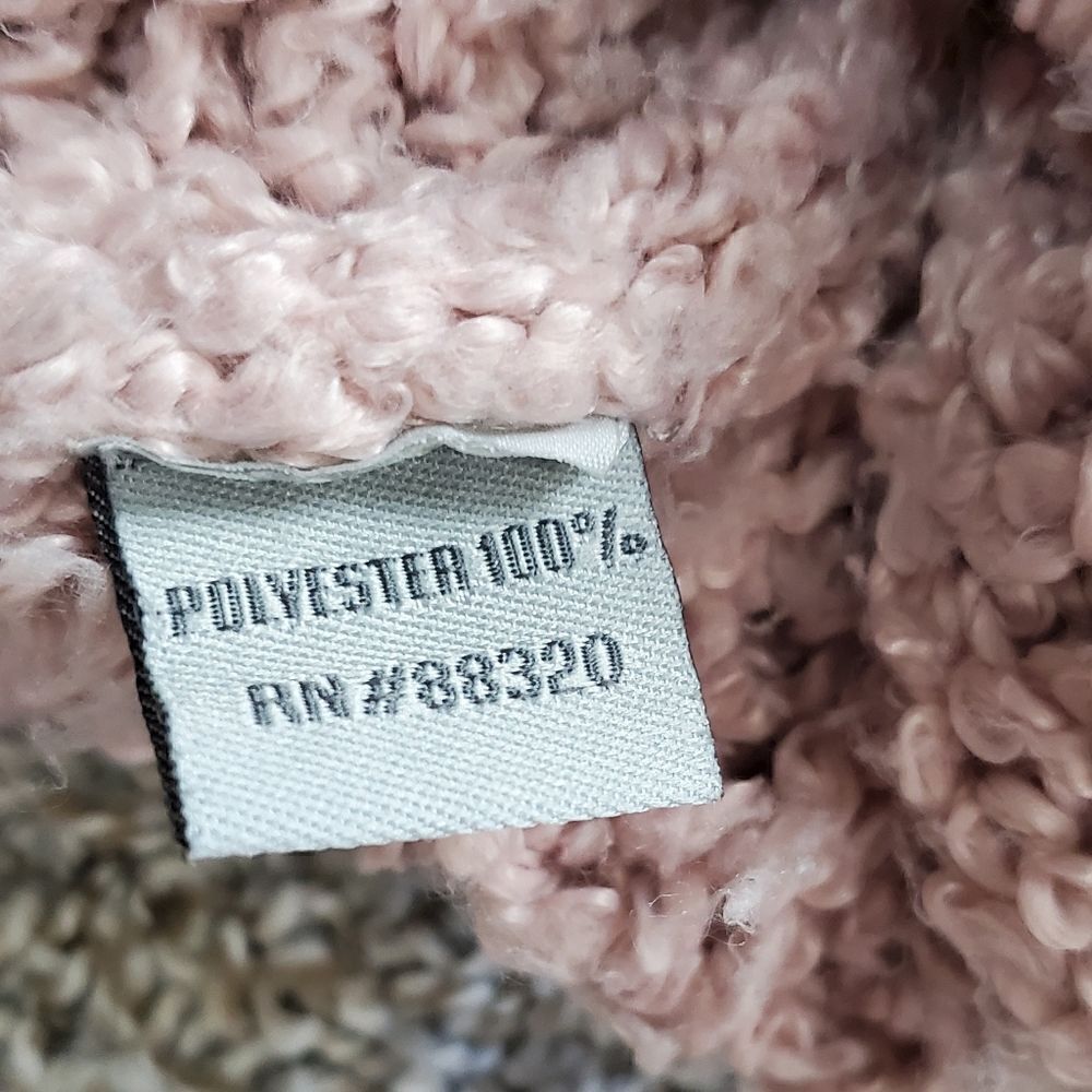 C.C. Blush Knit Hat with Pom Pom - Picture 3 of 4
